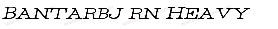 Bantarbj rn Heavy字体转换